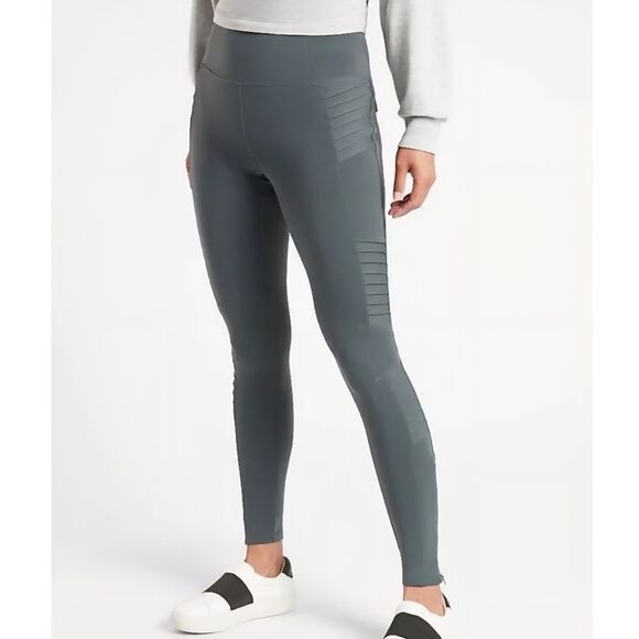 Athleta Pants - NWT Athleta | Delancey Moto Tight Leggings In Anthracite Grey, Womens 1X